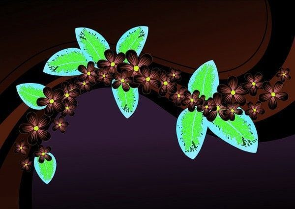 Fond fleuri pour vos créations